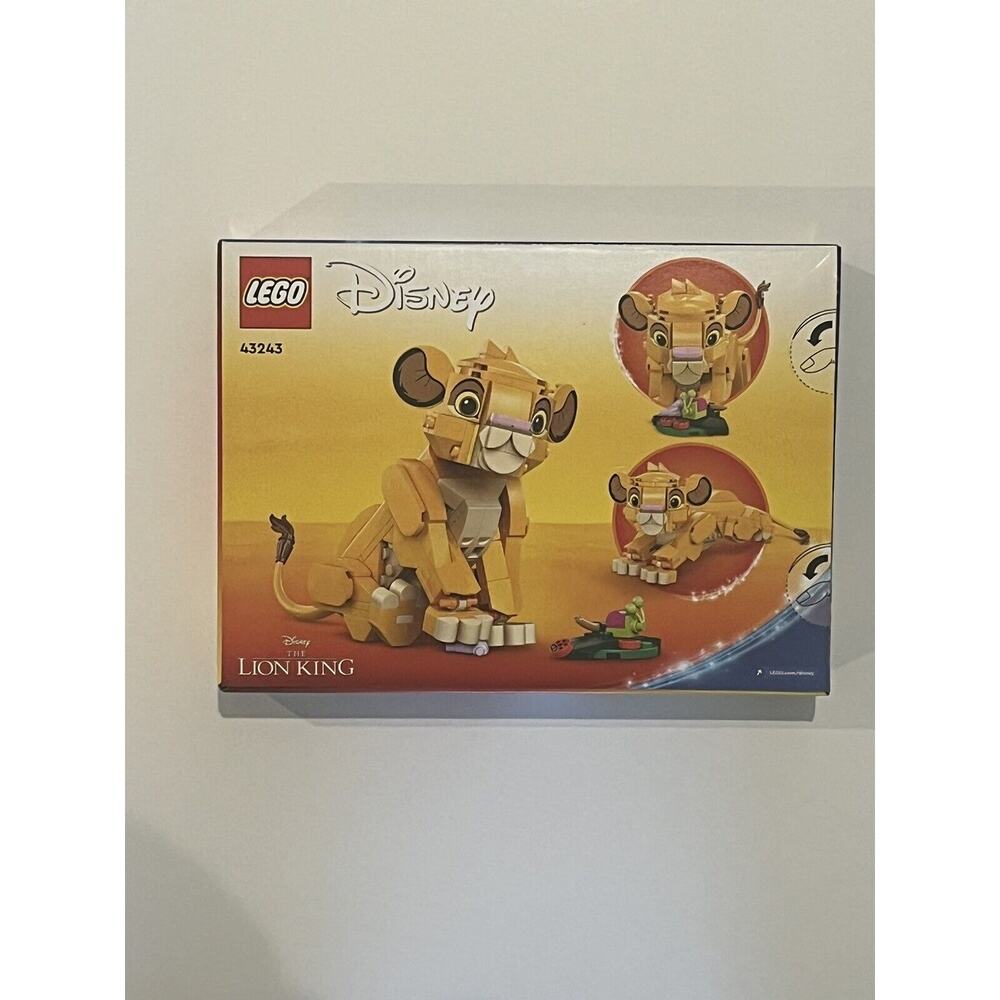 Lego Disney The Lion King Simba Cub Buildable Toy set 43243 New 222 Pieces New